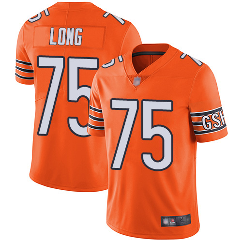 Chicago Bears Limited Orange Men Kyle Long Alternate Jersey NFL Football #75 Vapor Untouchable